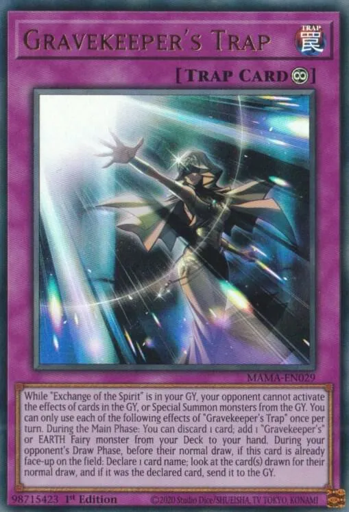 Piège des Protecteurs du Tombeau — Magnificent Mavens — Yu-Gi-Oh!