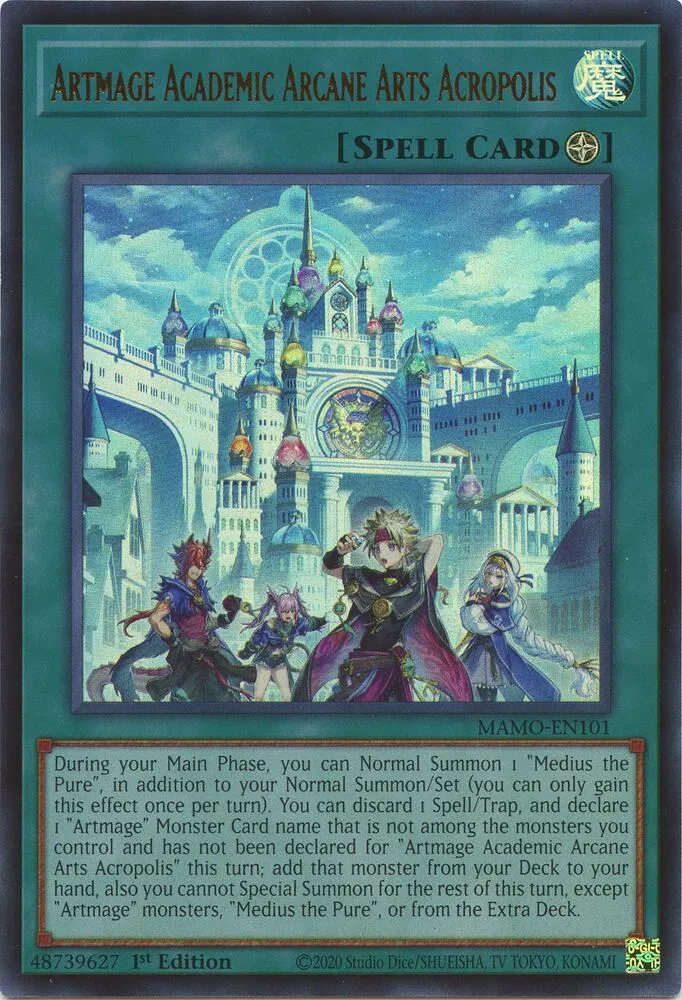 Acropole Académique des Arts Ésotériques Artmage — Magnificent Monsters — Yu-Gi-Oh!