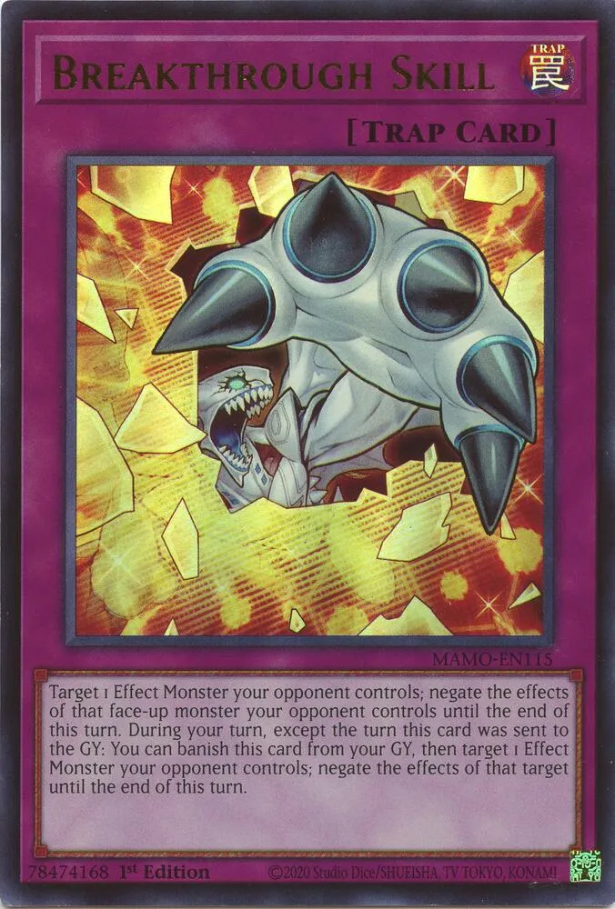 Breakthrough Skill — Magnificent Monsters — Yu-Gi-Oh!