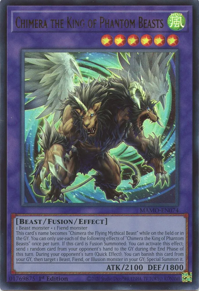 Chimera the King of Phantom Beasts — Magnificent Monsters — Yu-Gi-Oh!