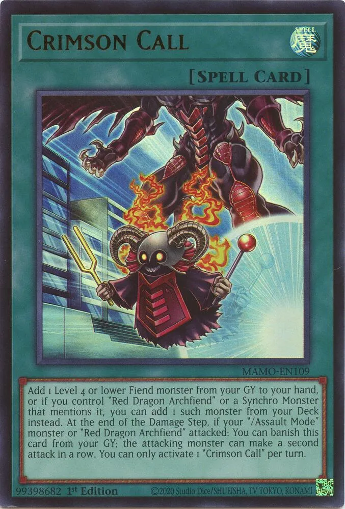 Crimson Call — Magnificent Monsters — Yu-Gi-Oh!