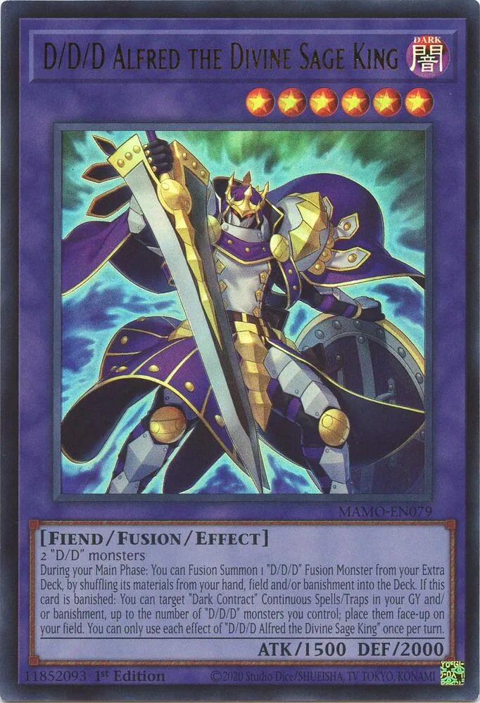 D/D/D Alfred the Divine Sage King — Magnificent Monsters — Yu-Gi-Oh!