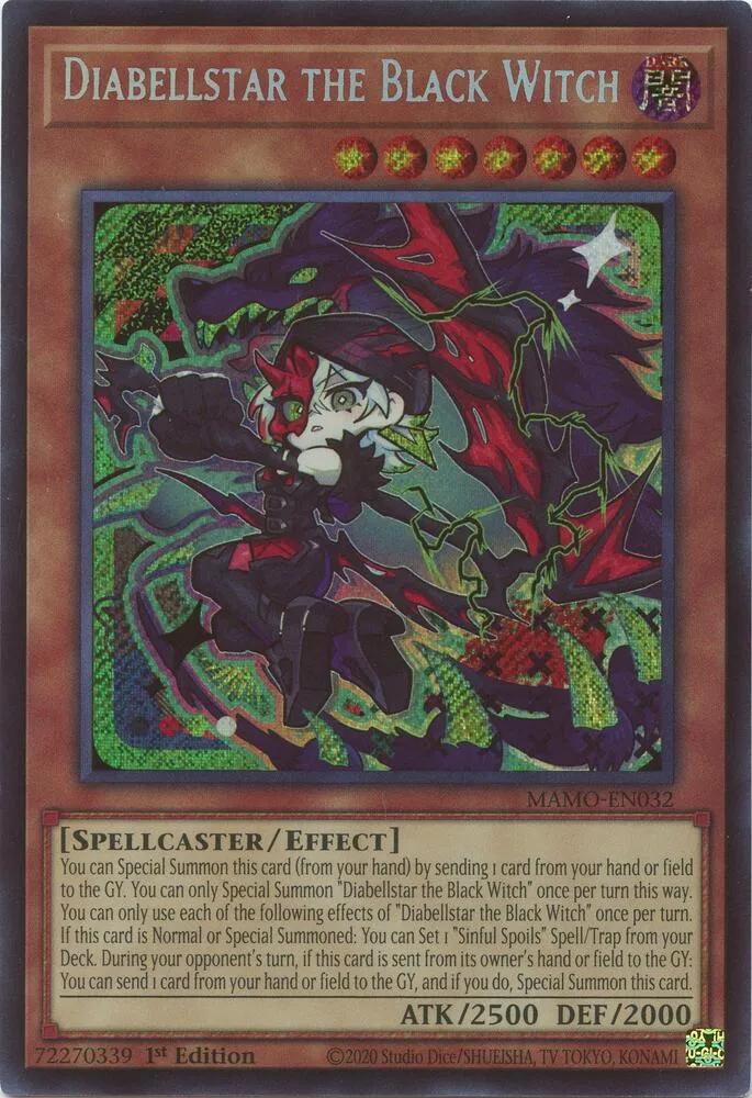 Diabellstar la Sorcière Sombre — Magnificent Monsters — Yu-Gi-Oh!