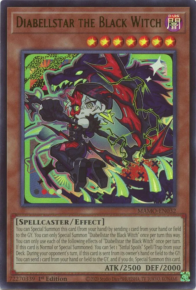 Diabellstar the Black Witch — Magnificent Monsters — Yu-Gi-Oh!