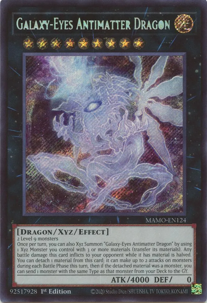Dragon Antimatière aux Yeux Galactiques — Magnificent Monsters — Yu-Gi-Oh!