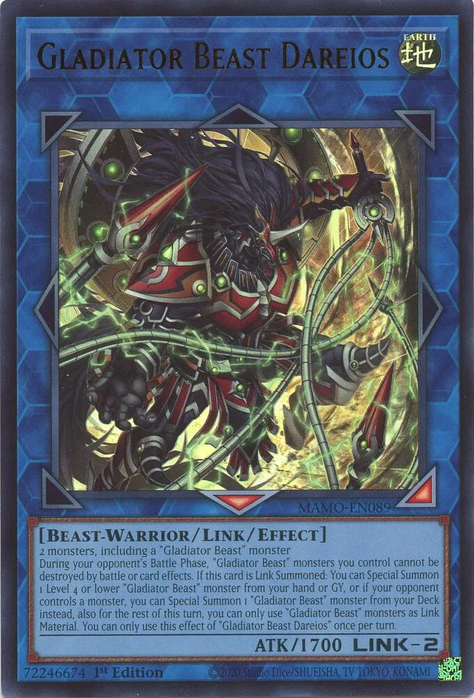 Gladiator Beast Dareios — Magnificent Monsters — Yu-Gi-Oh!
