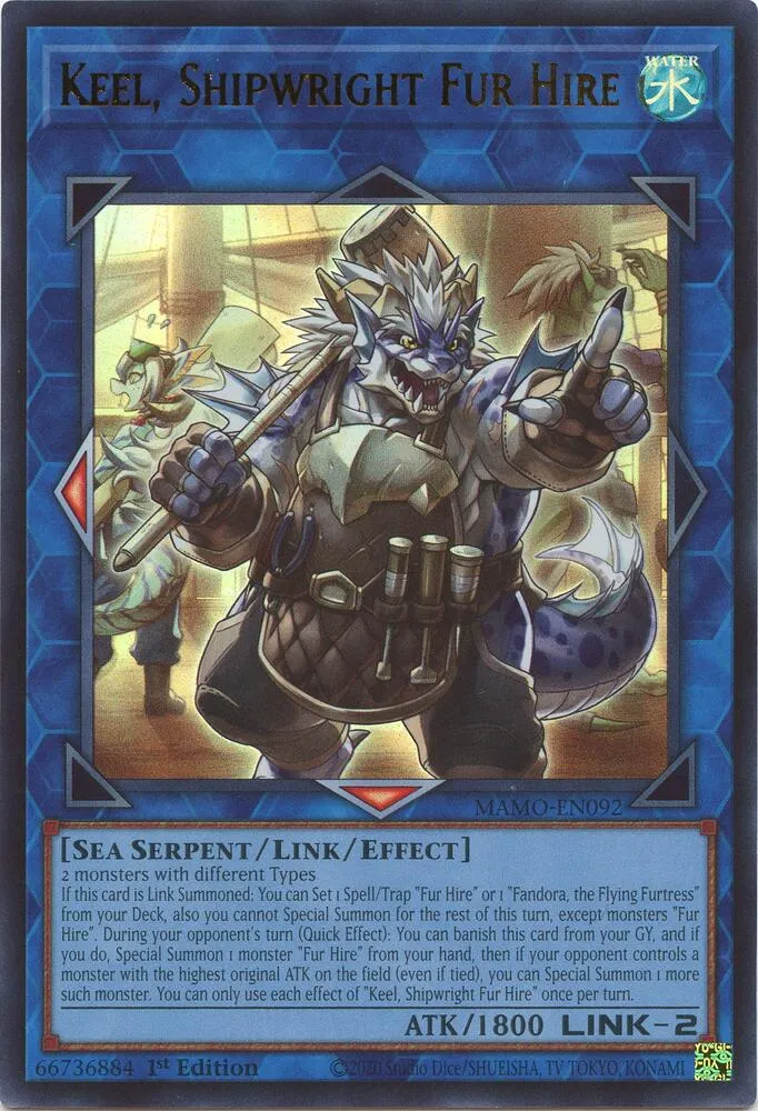 Keel, Charpentier Mercefourrure — Magnificent Monsters — Yu-Gi-Oh!