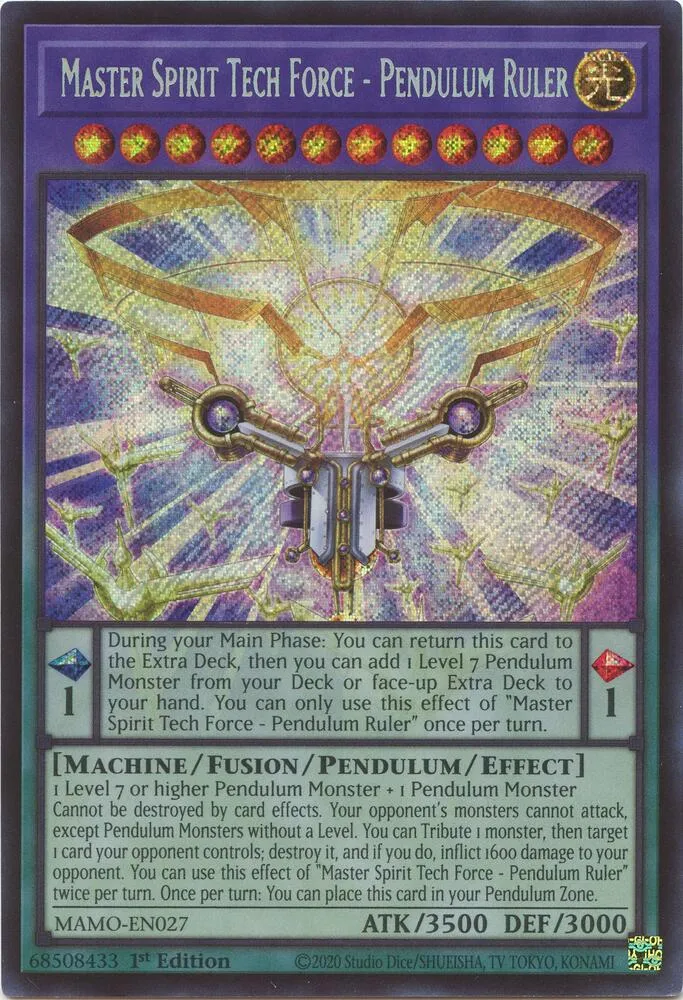 Force Tech Spirit Maîtresse - Souverain Pendule — Magnificent Monsters — Yu-Gi-Oh!