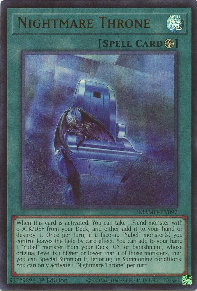 Nightmare Throne — Magnificent Monsters — Yu-Gi-Oh!