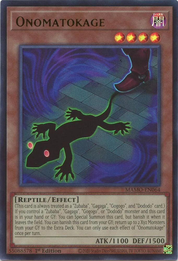 Onomatokage — Magnificent Monsters — Yu-Gi-Oh!