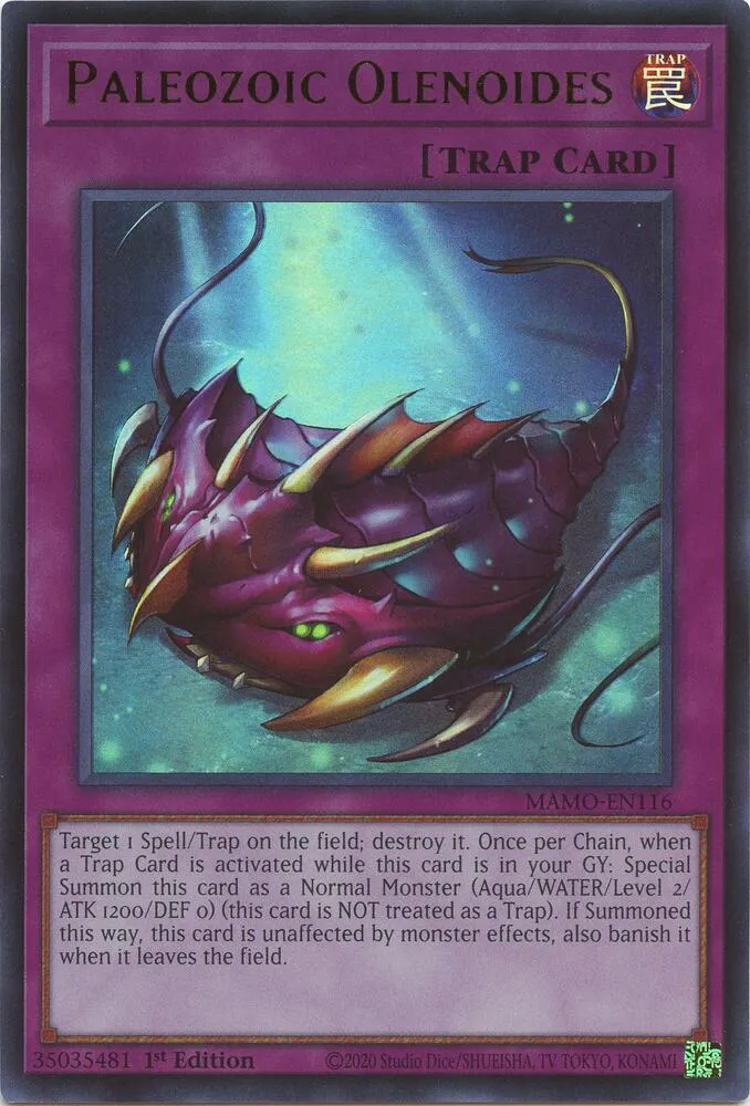 Paleozoic Olenoides — Magnificent Monsters — Yu-Gi-Oh!