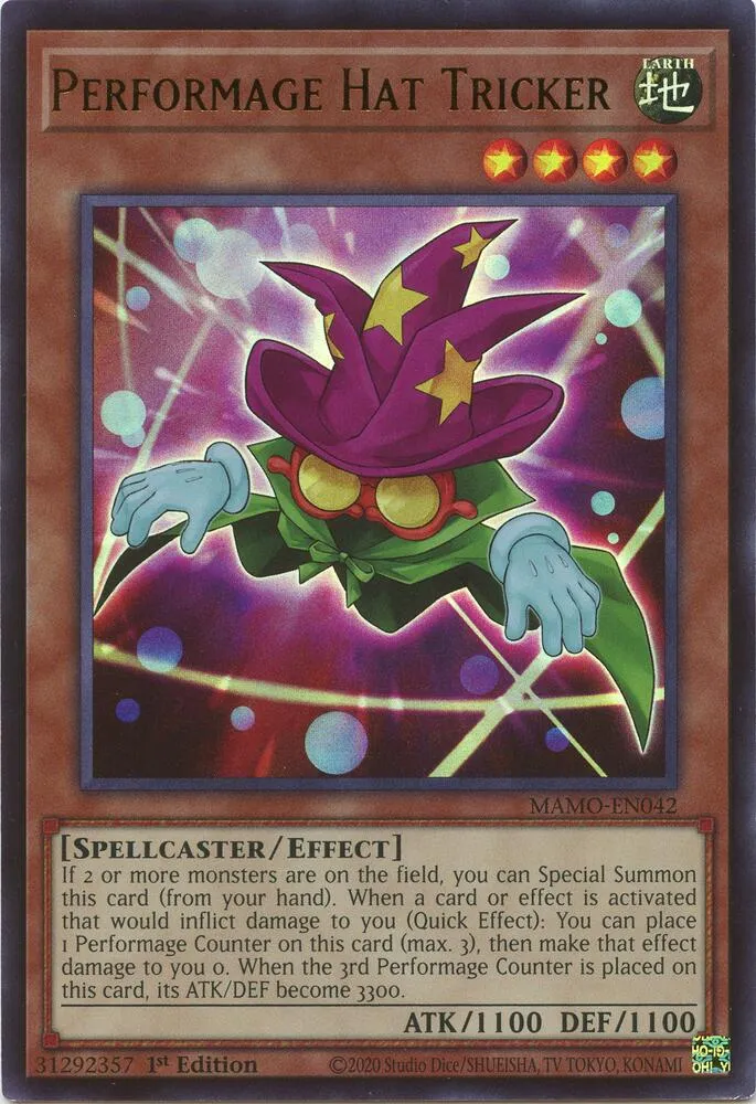 Performage Hat Tricker — Magnificent Monsters — Yu-Gi-Oh!