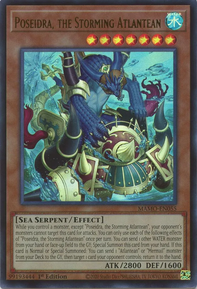 Poseidra, l'Effréné de l'Atlantide — Magnificent Monsters — Yu-Gi-Oh!