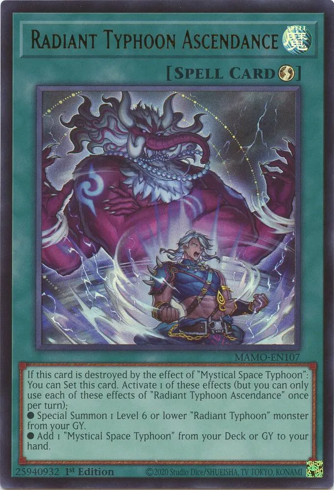 Radiant Typhoon Ascendance — Magnificent Monsters — Yu-Gi-Oh!