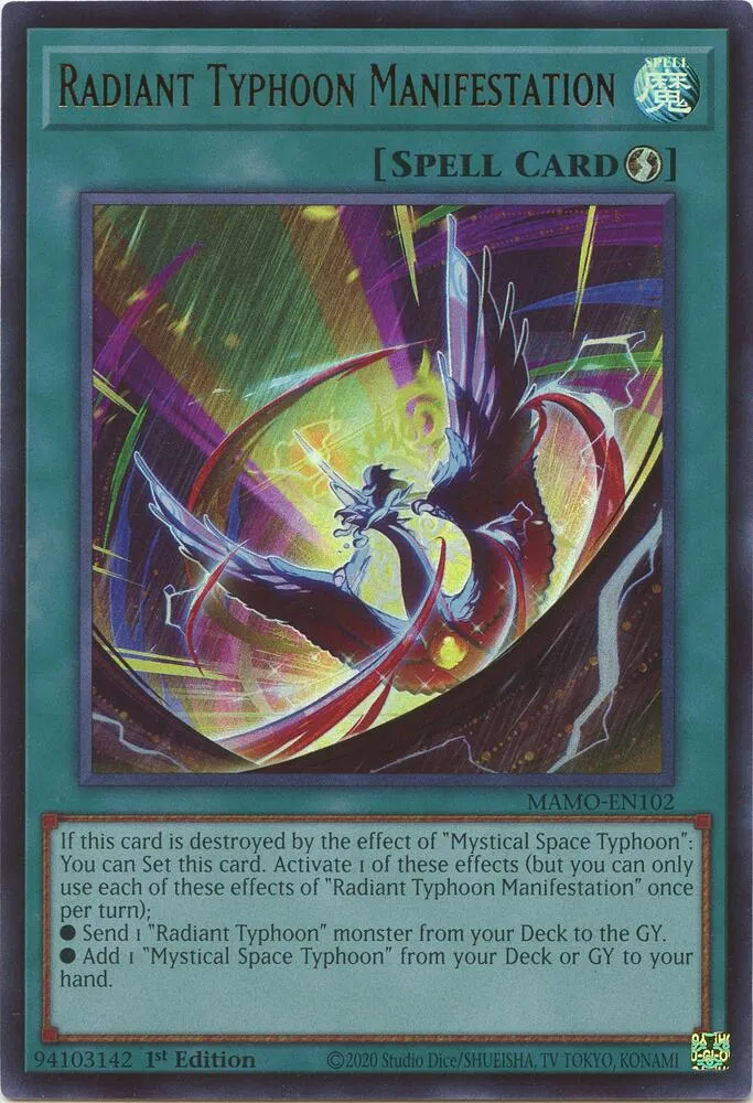 Radiant Typhoon Manifestation — Magnificent Monsters — Yu-Gi-Oh!