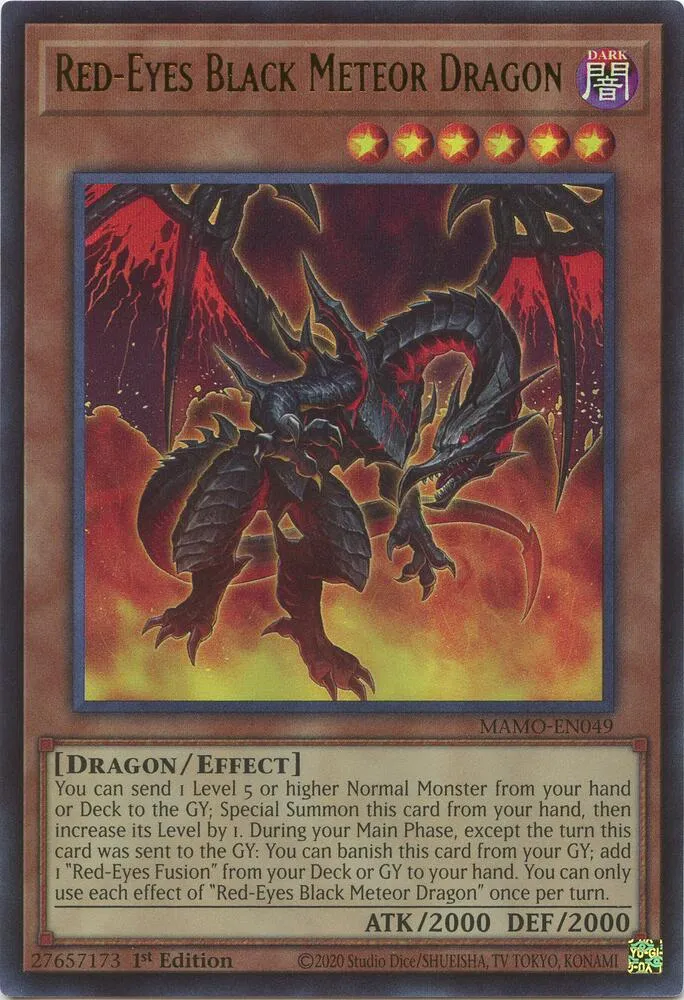 Red-Eyes Black Meteor Dragon — Magnificent Monsters — Yu-Gi-Oh!