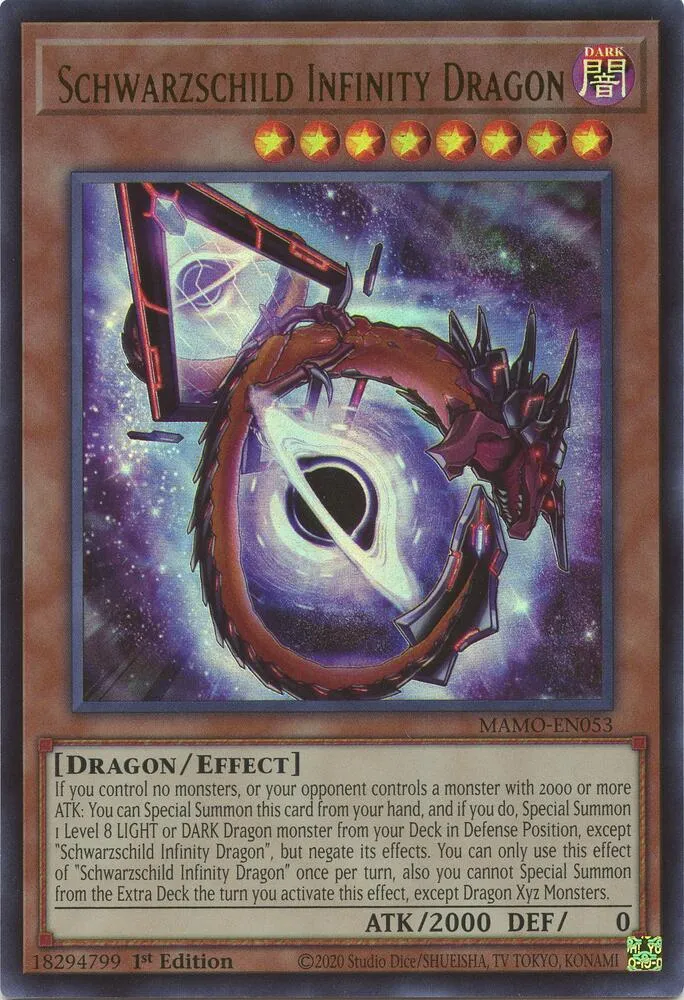 Dragon des Infinis Schwarzschild — Magnificent Monsters — Yu-Gi-Oh!