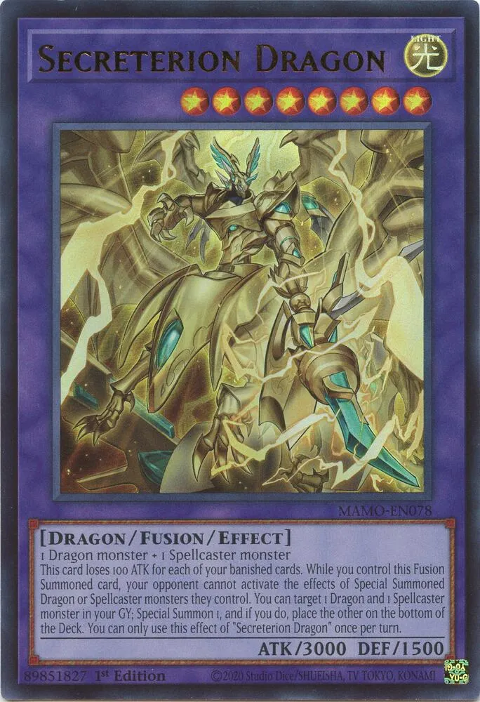 Secreterion Dragon — Magnificent Monsters — Yu-Gi-Oh!