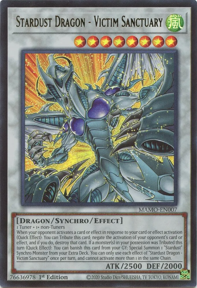 Dragon Poussière d'Étoile - Sanctuaire de Victimes — Magnificent Monsters — Yu-Gi-Oh!
