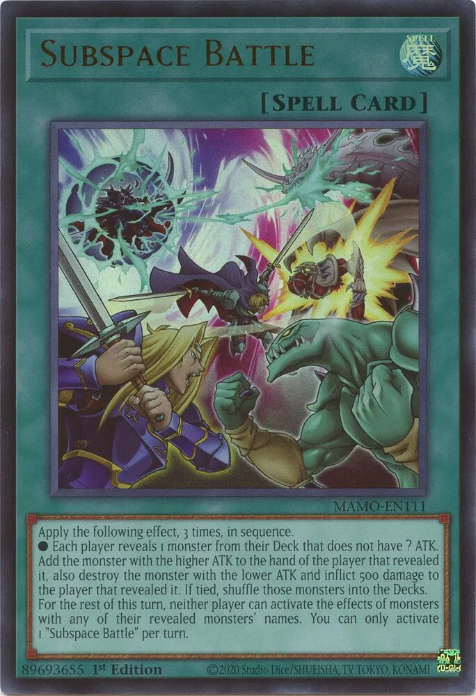Bataille Sous-Spatiale — Magnificent Monsters — Yu-Gi-Oh!