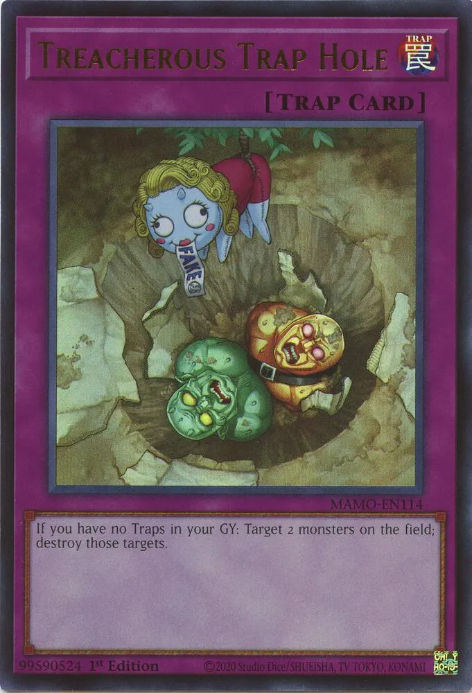 Treacherous Trap Hole — Magnificent Monsters — Yu-Gi-Oh!