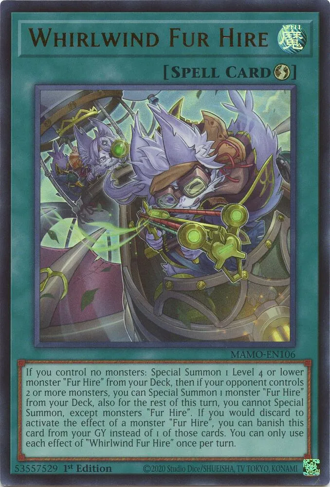 Tourbillon Mercefourrure — Magnificent Monsters — Yu-Gi-Oh!