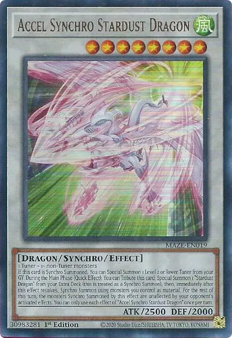 Accel Synchro Stardust Dragon — Maze of Memories — Yu-Gi-Oh!