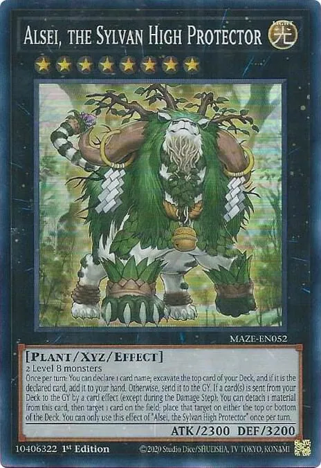 Alsei, le Grand Protecteur Sylvan — Maze of Memories — Yu-Gi-Oh!