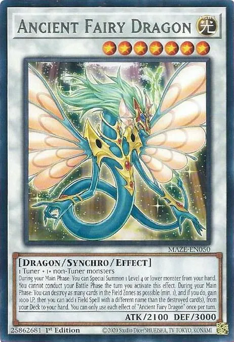 Ancient Fairy Dragon — Maze of Memories — Yu-Gi-Oh!