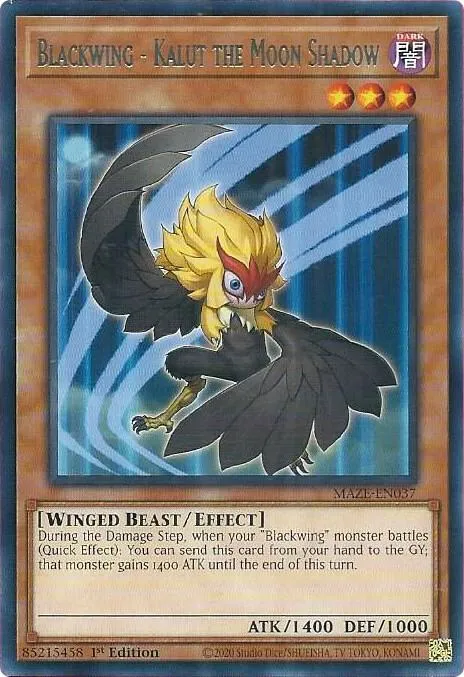 Blackwing - Kalut the Moon Shadow — Maze of Memories — Yu-Gi-Oh!
