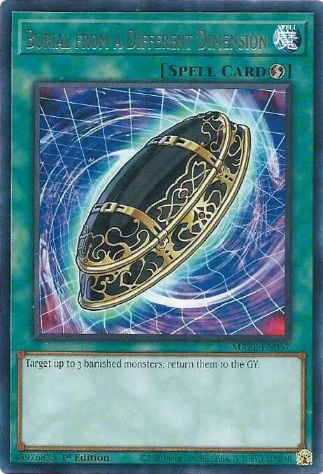 Burial from a Different Dimension — Maze of Memories — Yu-Gi-Oh!