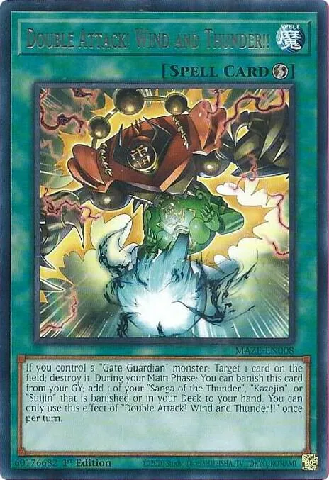 Double Attaque ! Vent et Tonnerre ! — Maze of Memories — Yu-Gi-Oh!