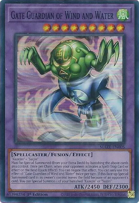 Gate Guardian of Wind and Water — Maze of Memories — Yu-Gi-Oh!
