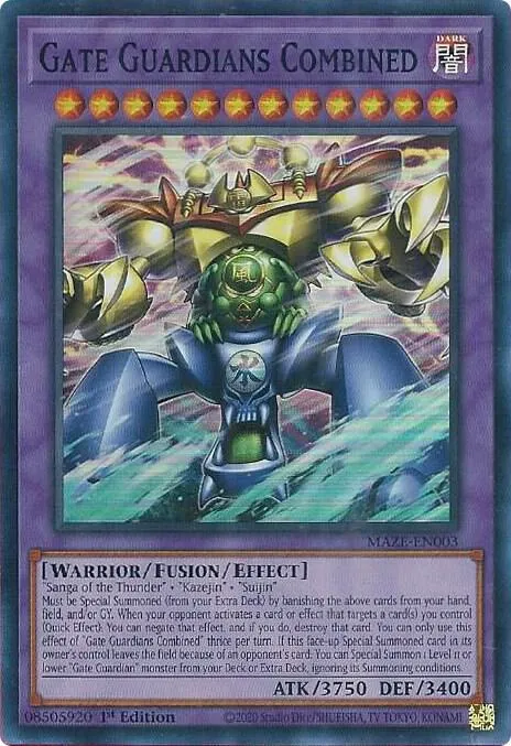 Gate Guardians Combined — Maze of Memories — Yu-Gi-Oh!
