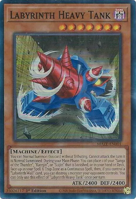 Labyrinth Heavy Tank — Maze of Memories — Yu-Gi-Oh!