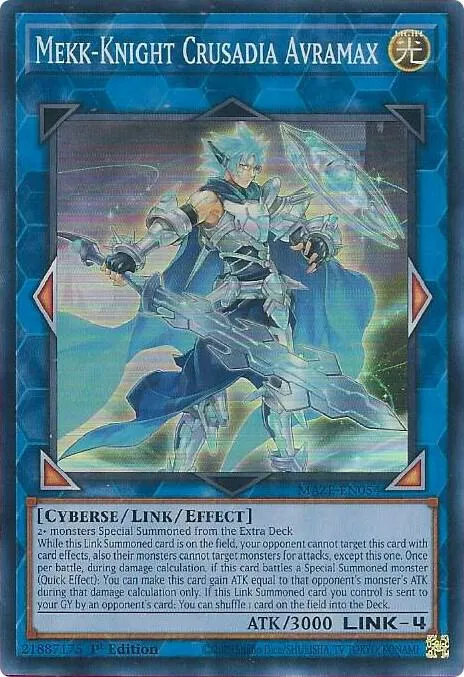 Mekk-Knight Crusadia Avramax — Maze of Memories — Yu-Gi-Oh!