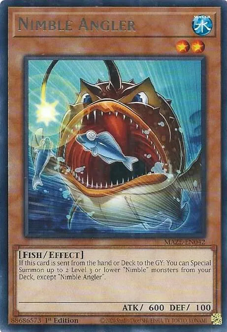 Nimble Angler — Maze of Memories — Yu-Gi-Oh!