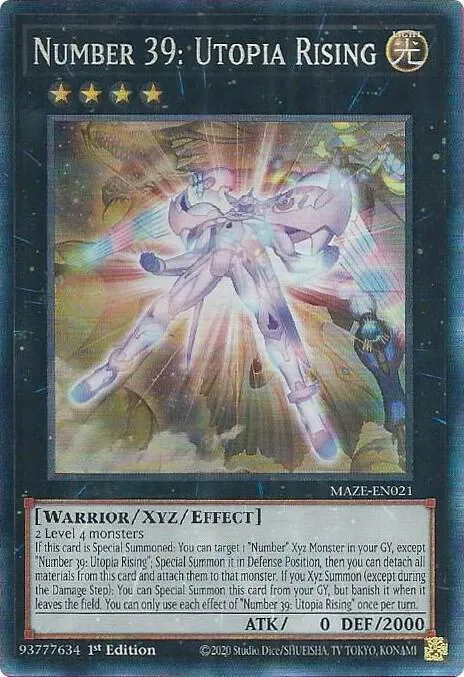 Number 39: Utopia Rising — Maze of Memories — Yu-Gi-Oh!