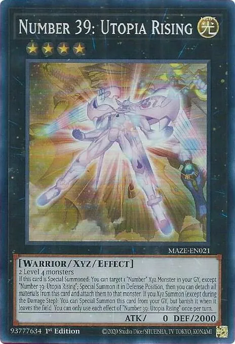 Number 39: Utopia Rising — Maze of Memories — Yu-Gi-Oh!