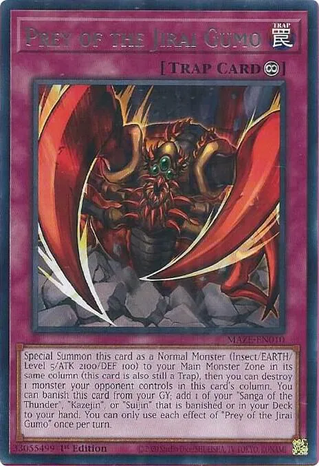 Proie de Jirai Gumo — Maze of Memories — Yu-Gi-Oh!