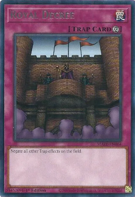 Royal Decree — Maze of Memories — Yu-Gi-Oh!