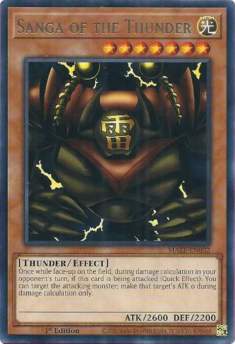 Sanga du Tonnerre — Maze of Memories — Yu-Gi-Oh!