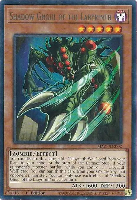 Goule d'Ombre du Labyrinthe — Maze of Memories — Yu-Gi-Oh!