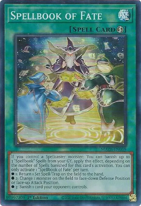 Spellbook of Fate — Maze of Memories — Yu-Gi-Oh!