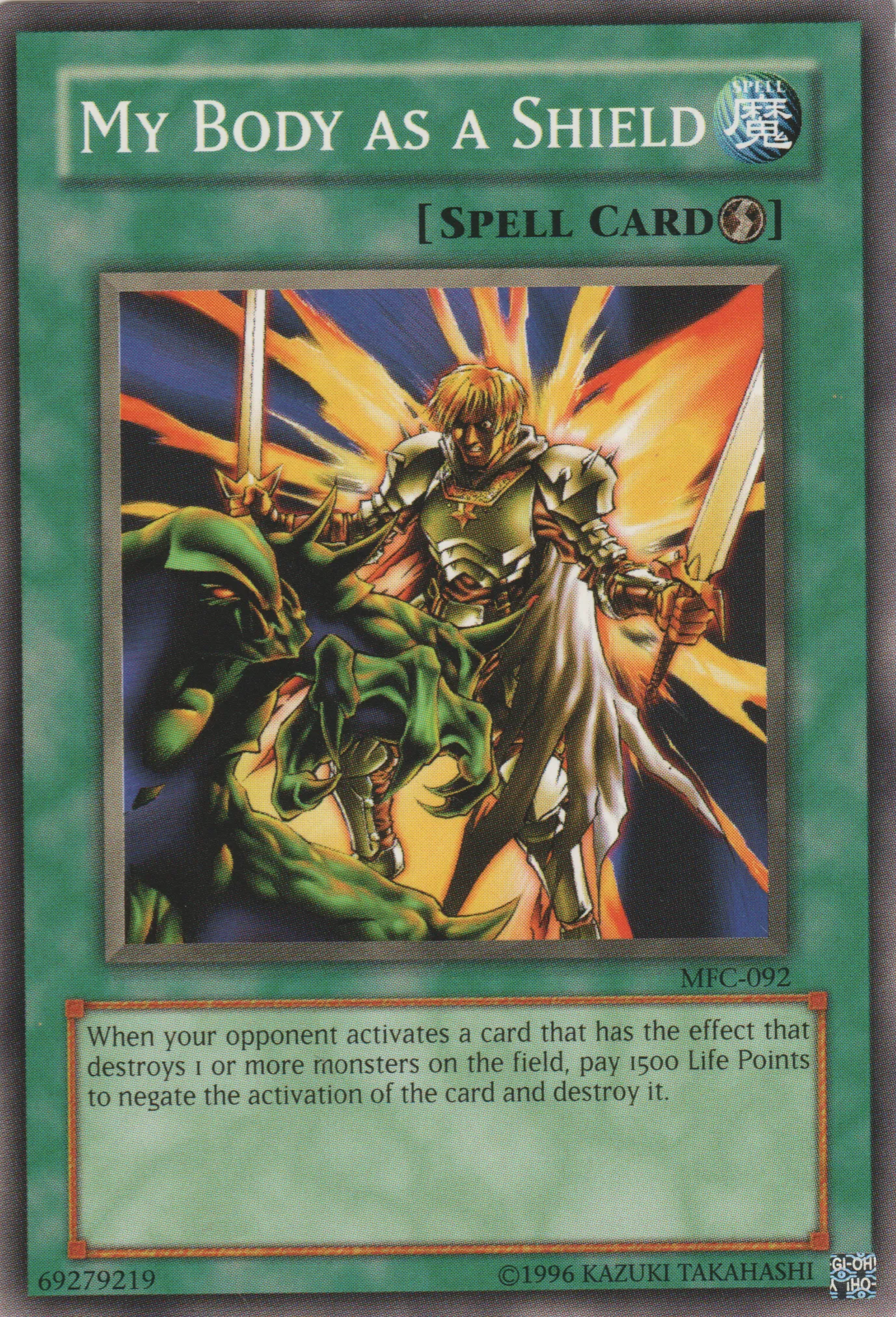 My Body as a Shield — Magician's Force - Unlimited — Yu-Gi-Oh!