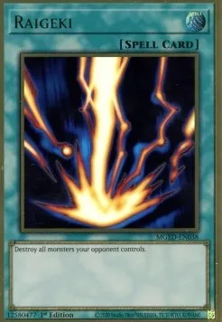 Raigeki from Maximum Gold: El Dorado - Yu-Gi-Oh!