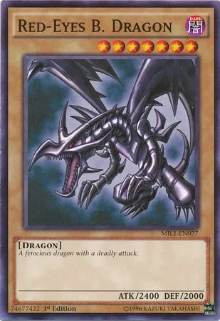 Dragon Noir aux Yeux Rouges — Millennium Pack — Yu-Gi-Oh!