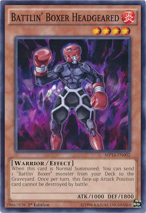 Battlin' Boxer Headgeared — 2014 Mega-Tins Mega-Pack — Yu-Gi-Oh!