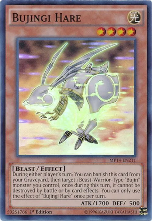 Bujingi Hare — 2014 Mega-Tins Mega-Pack — Yu-Gi-Oh!