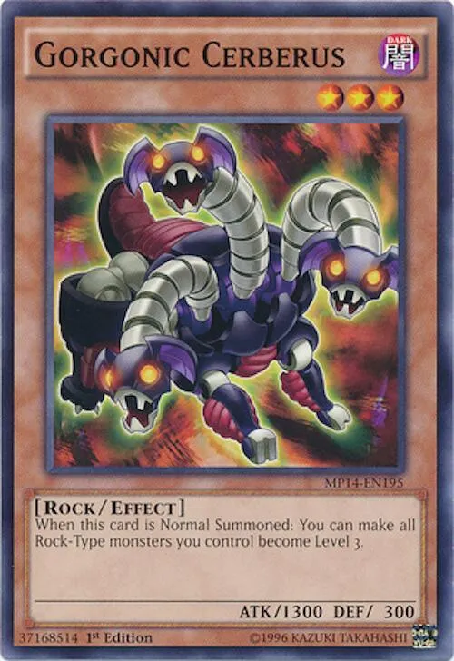 Gorgonic Cerberus — 2014 Mega-Tins Mega-Pack — Yu-Gi-Oh!